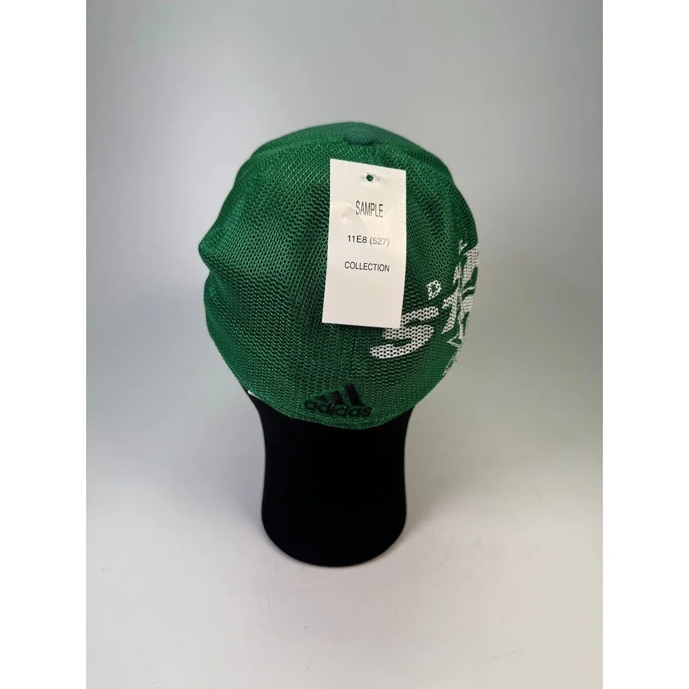 Adidas Dallas Stars NHL Structured Flex Hat Green S/M FitMax 70 Sample Cap NWT